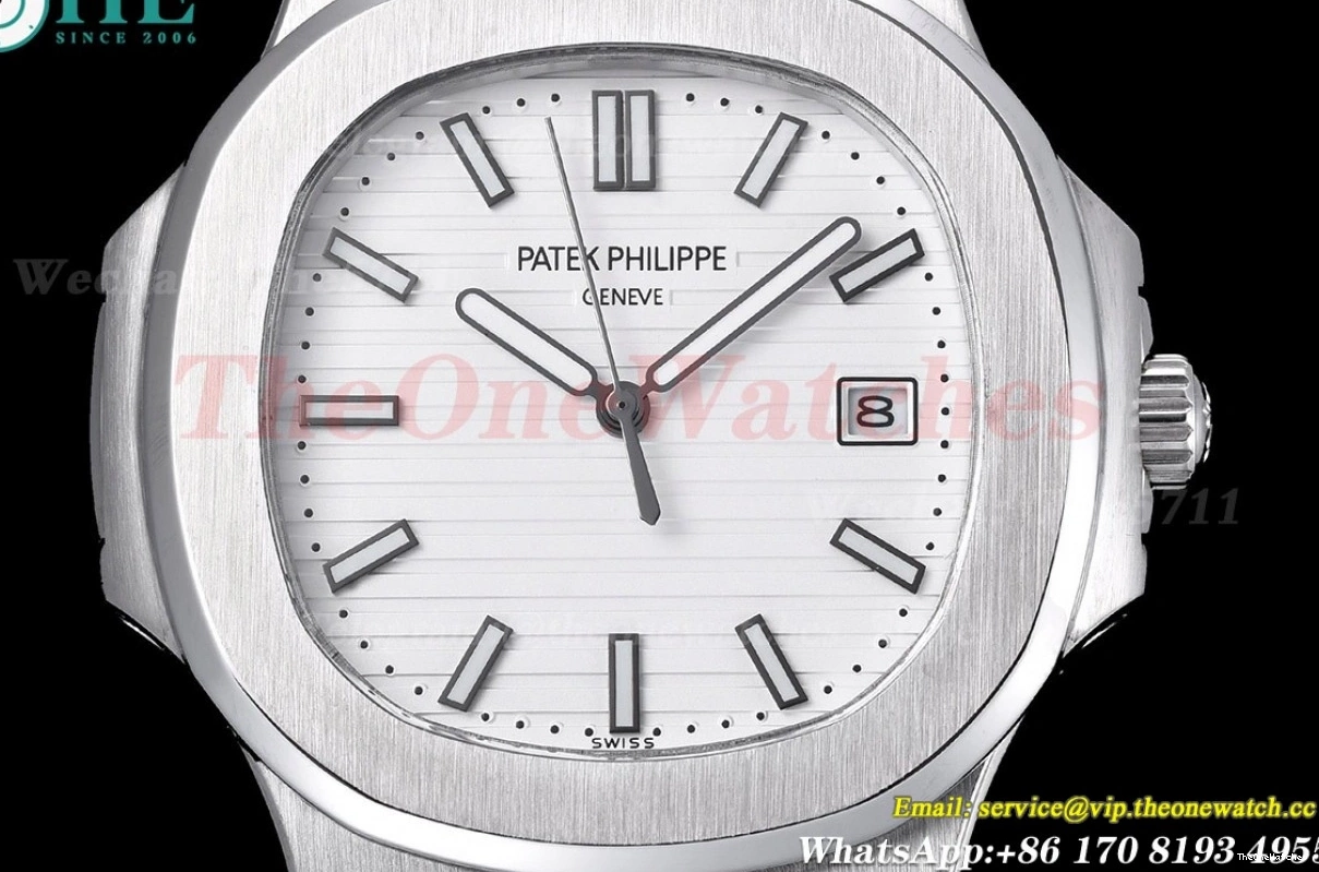 MY8215 SS White Dial GDF 5711 40mm SS Nautilus 0309